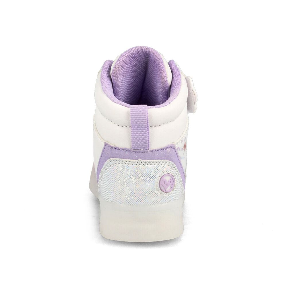 Zapatilla Ni&ntilde;a Bubblegummers Frozen Blanco - Lila image number 2.0